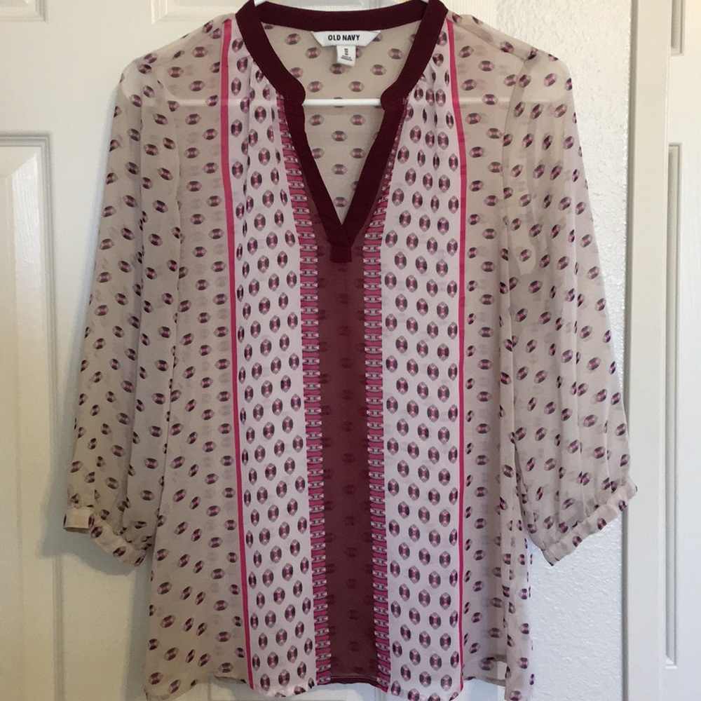 Old Navy Maroon Top